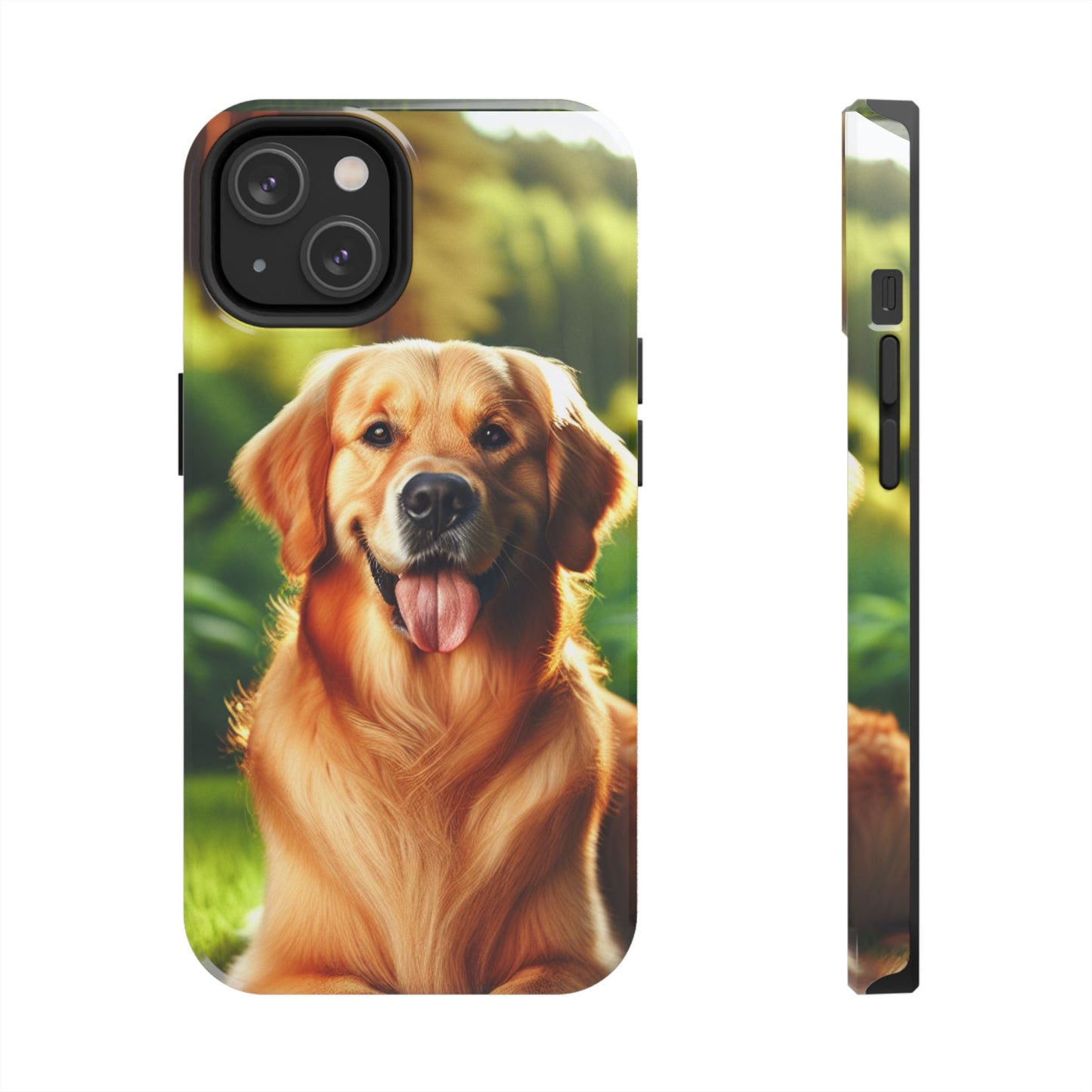 Golden Retriever Tough Phone Case, Protective Phone Cover, Dog Lover Gift, Pet Owner Accessory, Animal Print Phone Case, Cute Dog Phone Case