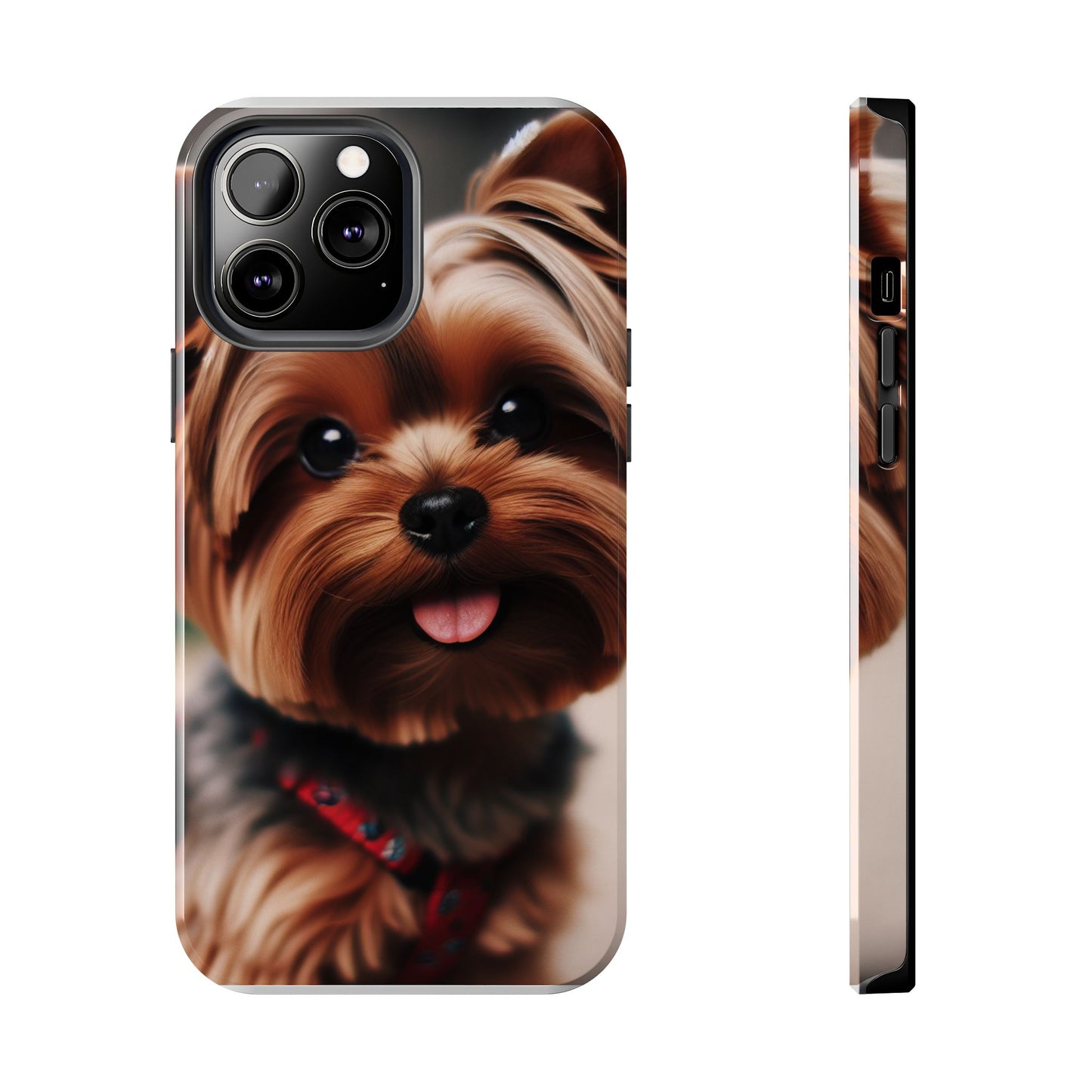 Yorkie Dog Tough Phone Case - Protective Phone Cover, Cute Pet Lover Gift, Personalized Dog Breed Case, Animal Lovers Accessories,