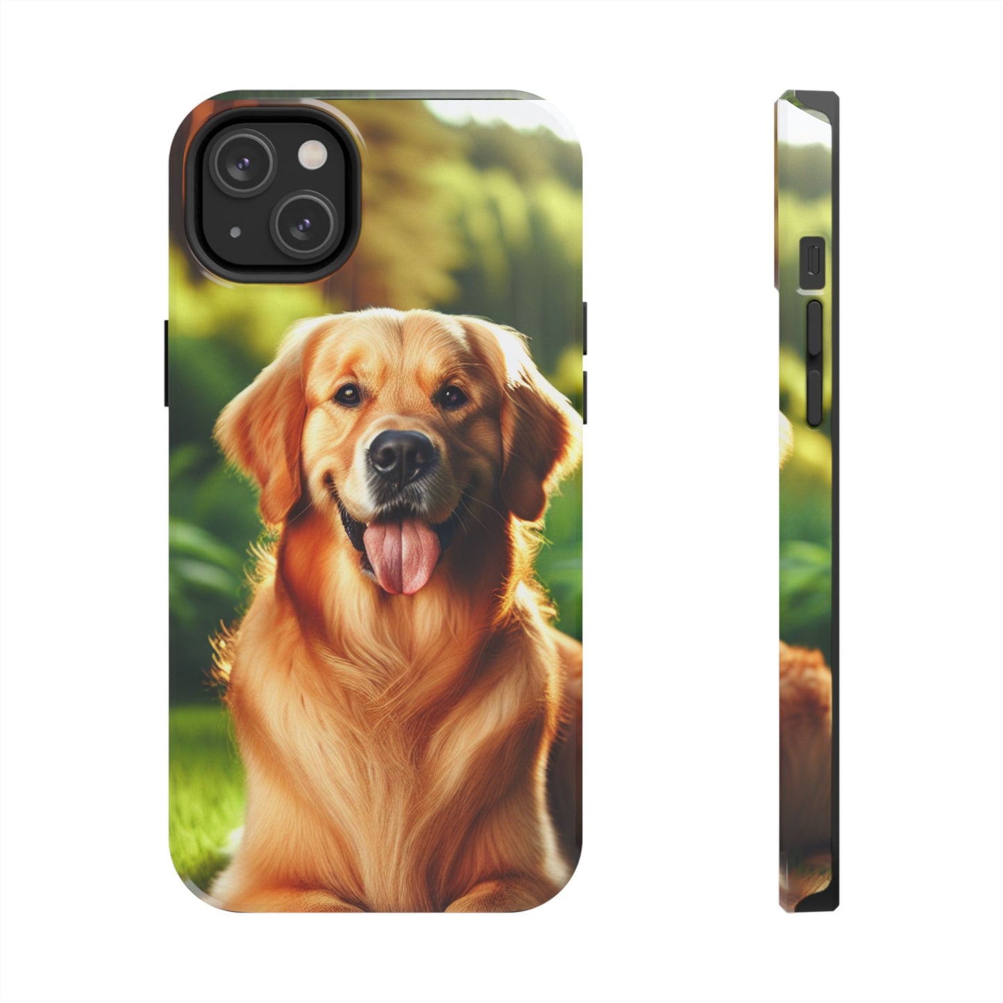 Golden Retriever Tough Phone Case, Protective Phone Cover, Dog Lover Gift, Pet Owner Accessory, Animal Print Phone Case, Cute Dog Phone Case