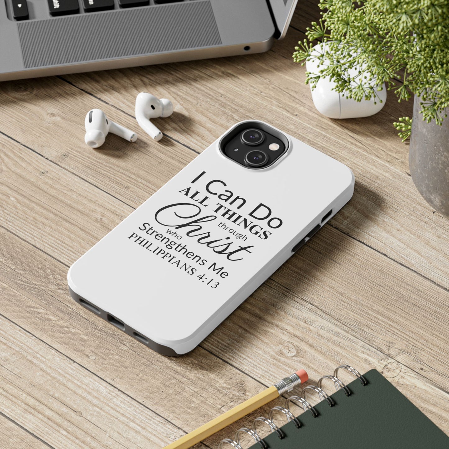 Bible Quote Phone Case - Tough