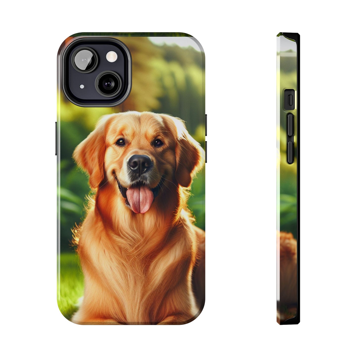 Golden Retriever Tough Phone Case, Protective Phone Cover, Dog Lover Gift, Pet Owner Accessory, Animal Print Phone Case, Cute Dog Phone Case