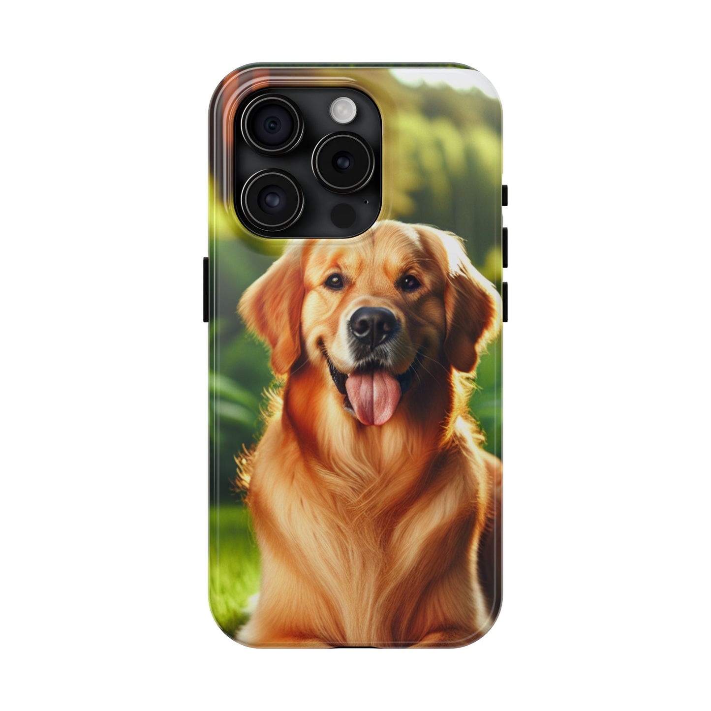 Golden Retriever Tough Phone Case, Protective Phone Cover, Dog Lover Gift, Pet Owner Accessory, Animal Print Phone Case, Cute Dog Phone Case