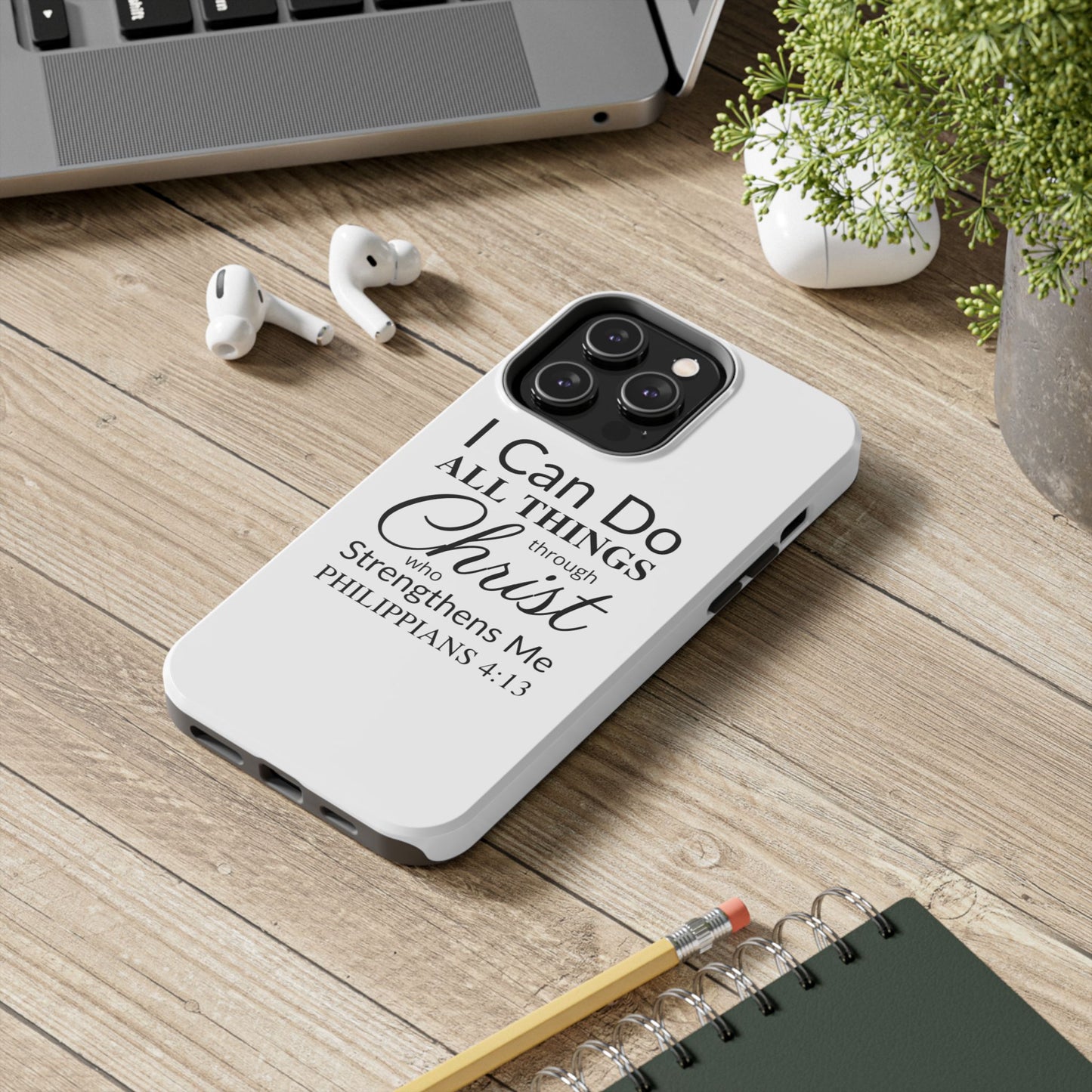 Bible Quote Phone Case - Tough