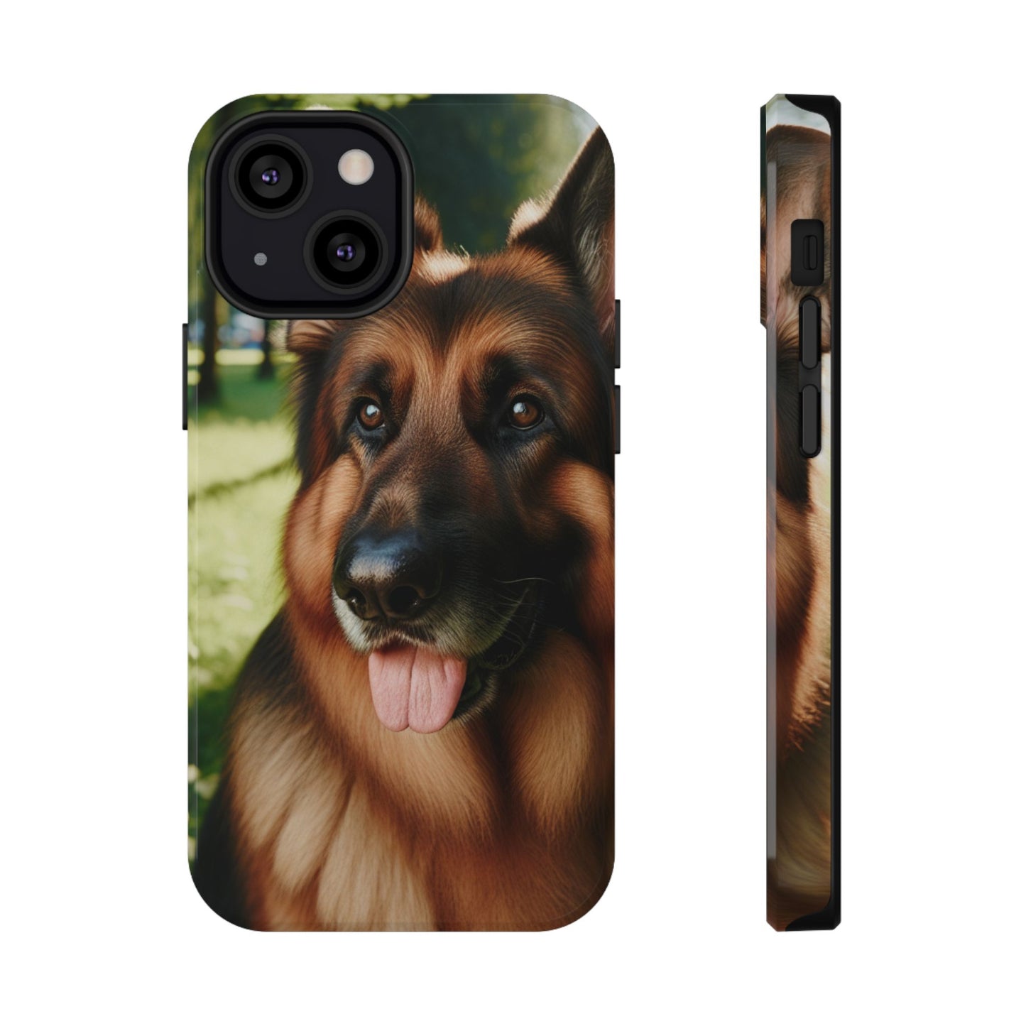 Phone Case, German Shepherd Impact-Resistant Protective Cover, Dog Lover Gift, Customizable Clear Case, Slim Fit Case, Personalized Phone