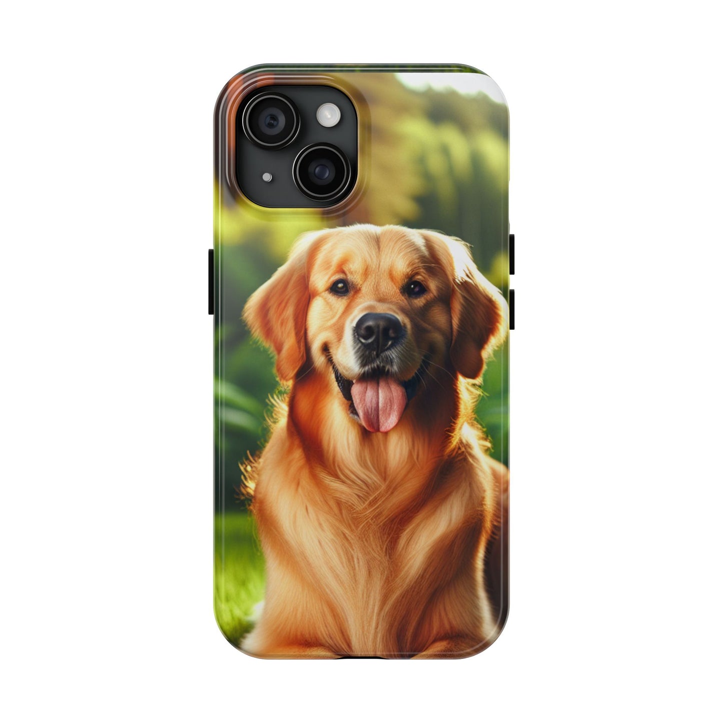 Golden Retriever Tough Phone Case, Protective Phone Cover, Dog Lover Gift, Pet Owner Accessory, Animal Print Phone Case, Cute Dog Phone Case