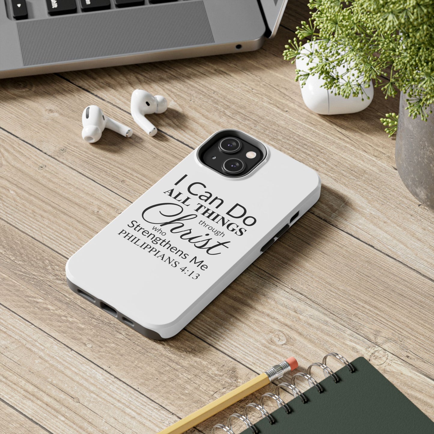 Bible Quote Phone Case - Tough