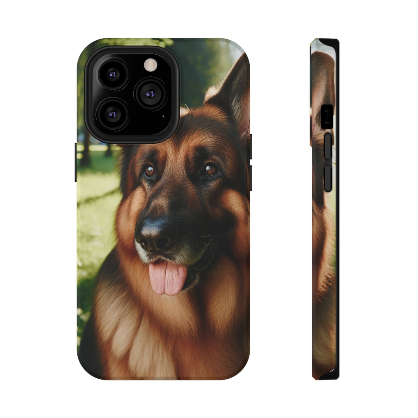 Phone Case, German Shepherd Impact-Resistant Protective Cover, Dog Lover Gift, Customizable Clear Case, Slim Fit Case, Personalized Phone