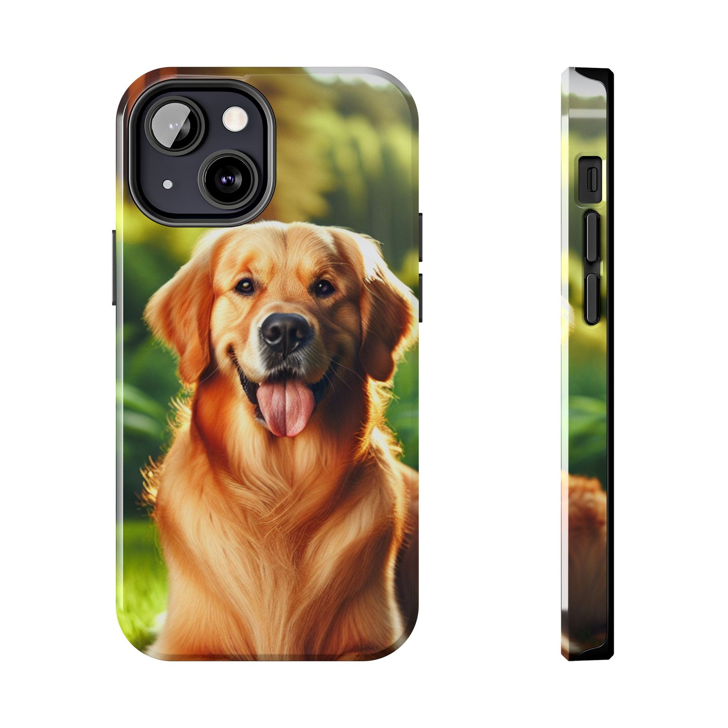 Golden Retriever Tough Phone Case, Protective Phone Cover, Dog Lover Gift, Pet Owner Accessory, Animal Print Phone Case, Cute Dog Phone Case