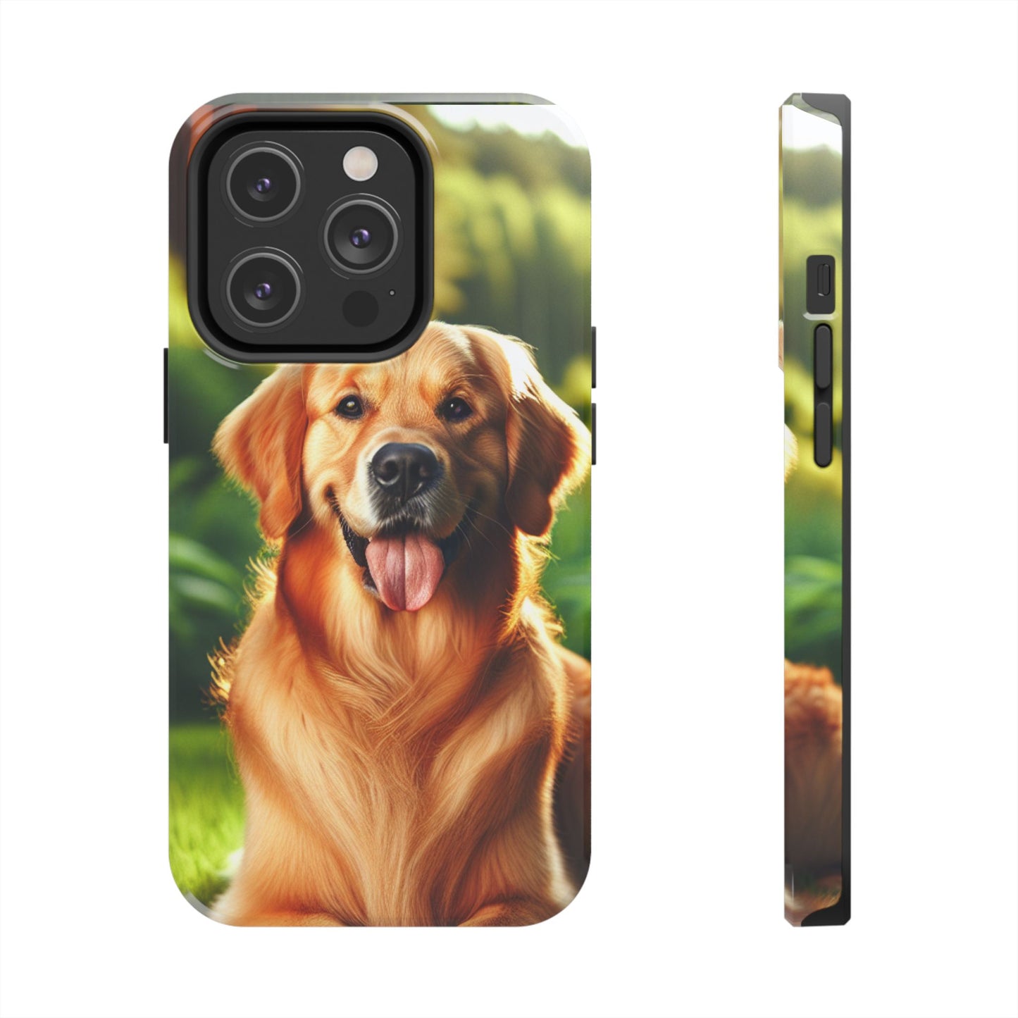 Golden Retriever Tough Phone Case, Protective Phone Cover, Dog Lover Gift, Pet Owner Accessory, Animal Print Phone Case, Cute Dog Phone Case