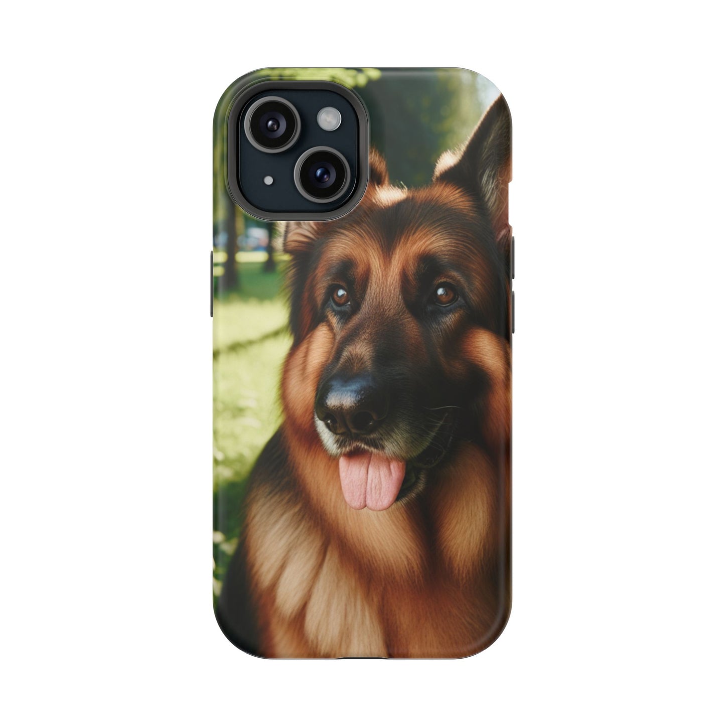 Phone Case, German Shepherd Impact-Resistant Protective Cover, Dog Lover Gift, Customizable Clear Case, Slim Fit Case, Personalized Phone