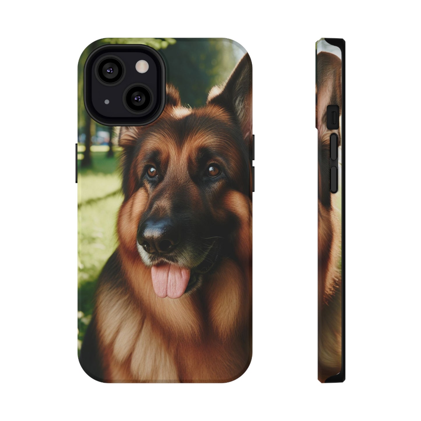 Phone Case, German Shepherd Impact-Resistant Protective Cover, Dog Lover Gift, Customizable Clear Case, Slim Fit Case, Personalized Phone