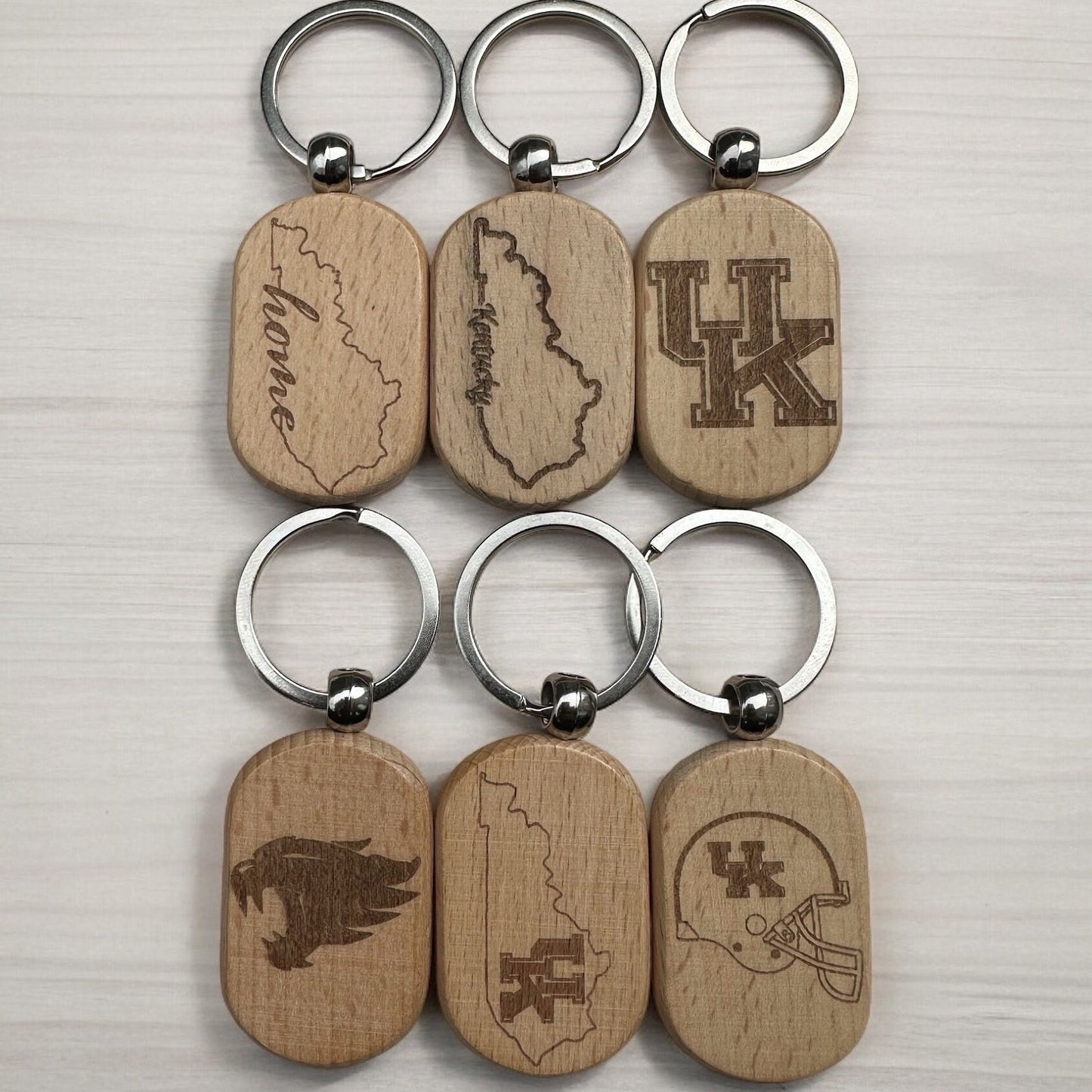 Kentucky Keychains, Kentucky Gift, Football Keychain, Custom Keychain, Keychain